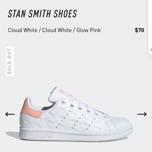 NWT Adidas Stan Smith originals kids size 7 BRAND NEW